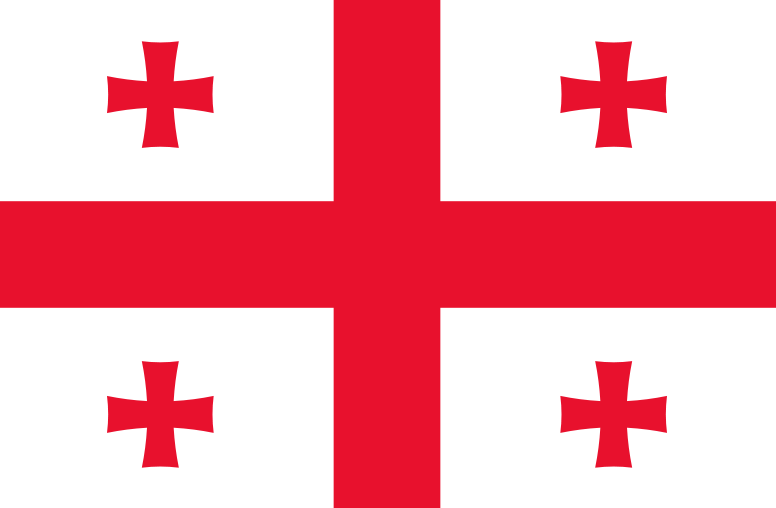 800px Flag of Georgia bordered
